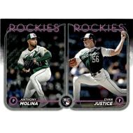 2024 Topps Update #US270 A. Molina/E. Justice Rookie Combos