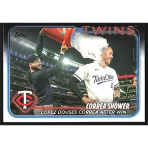 2024 Topps #155 C. Correa/P. Lopez Checklist