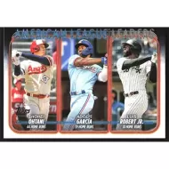 2024 Topps #179 S.Ohtani/A.Garcia/L. Robert Jr. League Leaders