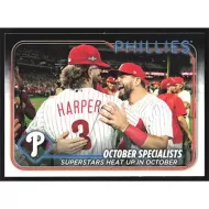 2024 Topps #275 B. Harper/K. Schwarber Checklist