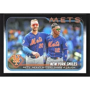 2024 Topps #38 P. Alonso/F. Lindor Checklist