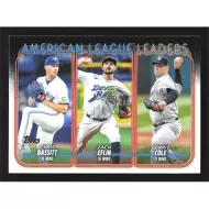 2024 Topps #57 C. Bassitt/Z. Eflin/G. Cole League Leaders