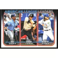 2024 Topps #149 Y. Diaz/C. Seager/B. Bichette League Leaders