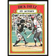 1972 Topps #296 Dick Dietz In Action