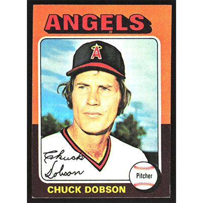 1975 Topps Mini #635 Chuck Dobson