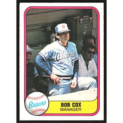 1981 Fleer #247 Bob Cox