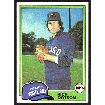 1981 Topps #138 Rich Dotson