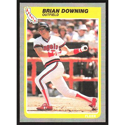 1985 Fleer #300 Brian Downing