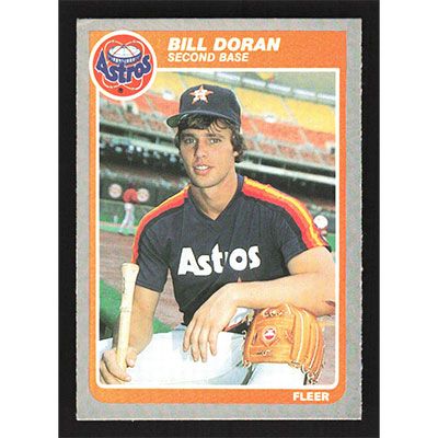 1985 Fleer #350 Bill Doran