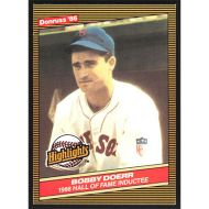 1986 Donruss Highlights #32 Bobby Doerr