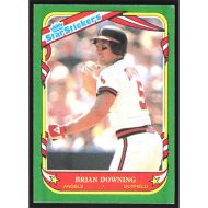 1987 Fleer Star Stickers #35 Brian Downing