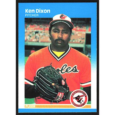 1987 Fleer #468 Ken Dixon