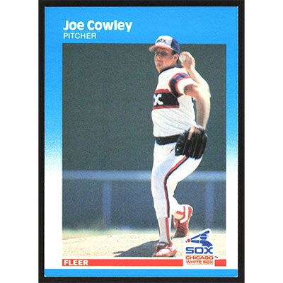 1987 Fleer #491 Joe Cowley