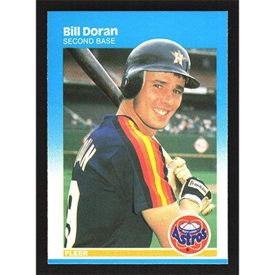 1987 Fleer #57 Bill Doran