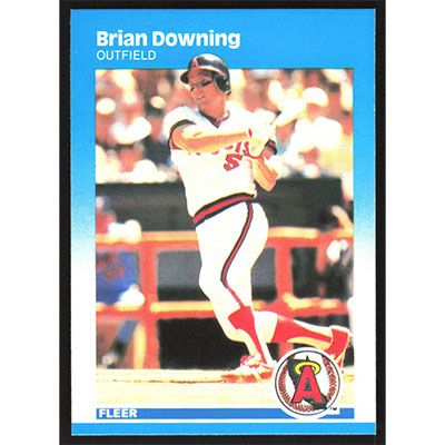 1987 Fleer #78 Brian Downing