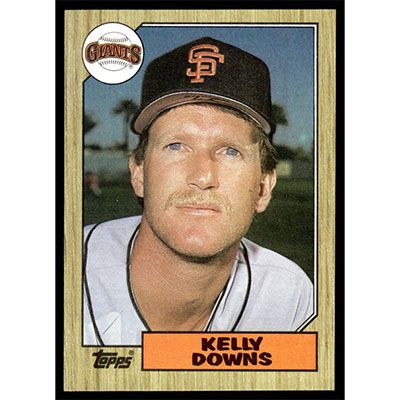 1987 Topps #438 Kelly Downs