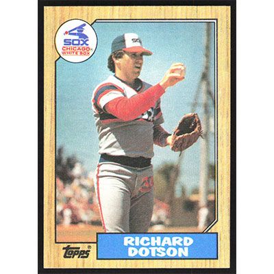 1987 Topps #720 Richard Dotson