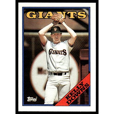 1988 Topps #629 Kelly Downs