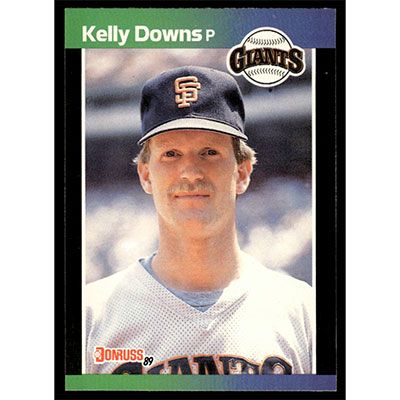 1989 Donruss #367 Kelly Downs