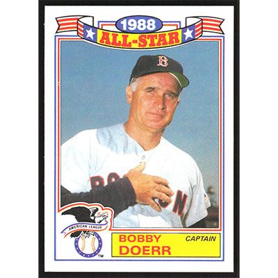 1989 Topps Glossy All-Stars #11 Bobby Doerr