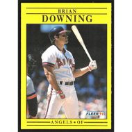 1991 Fleer #310 Brian Downing