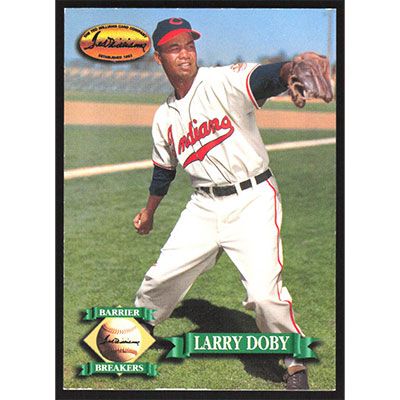 1993 Ted Williams #134 Larry Doby Barrier Breakers