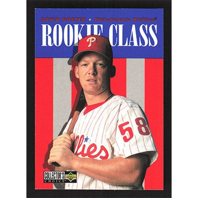 1996 Collector's Choice #444 David Doster Rookie Class