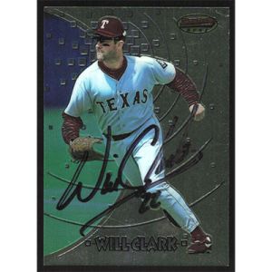 1997 Bowman's Best #48 Will Clark Autographed