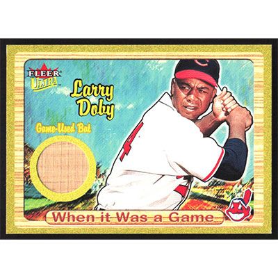 2003 Ultra When it was a Game Relics #3 Larry Doby Bat