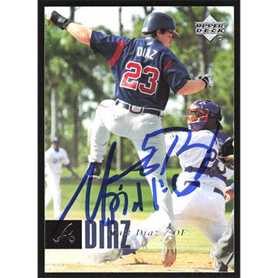 2006 Upper Deck #523 Matt Diaz Autographed