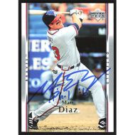 2007 Upper Deck #268 Matt Diaz Autographed