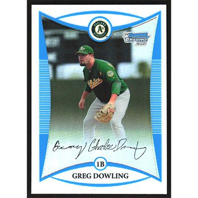 2008 Bowman Chrome Prospects Refractors #BCP103 Greg Dowling