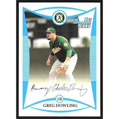 2008 Bowman Prospects #BP103 Greg Dowling