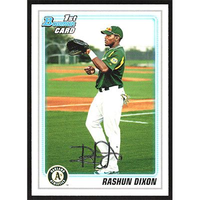 2010 Bowman Prospects #BP42 Rashun Dixon