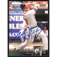 2010 Upper Deck #60 Matt Diaz Autographed