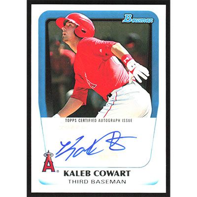 2011 Bowman Prospect Autographs #BPA-KC Kaleb Cowart Autographed