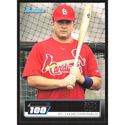 2011 Bowman Topps 100 #TP10 Zack Cox