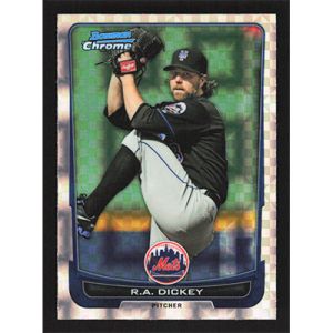 2012 Bowman Chrome X-Fractors #213 R.A. Dickey