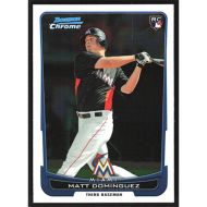 2012 Bowman Chrome #162 Matt Dominguez