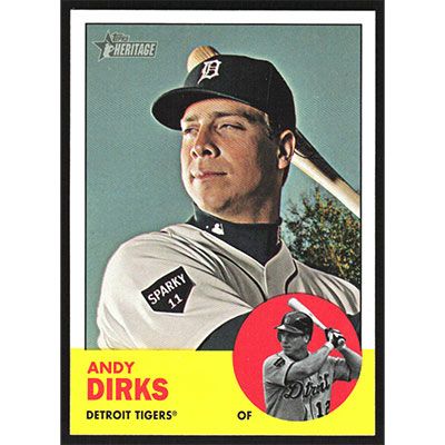 2012 Topps Heritage #240 Andy Dirks
