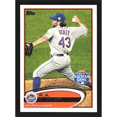 2012 Topps Update Walmart Blue Border #US284 R.A. Dickey All-Star