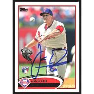 2012 Topps Update #US85 Jacob Diekman Autographed