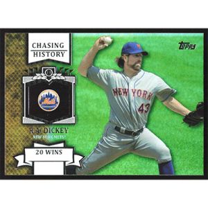 2013 Topps Chasing History Holofoil #CH-17 R.A. Dickey