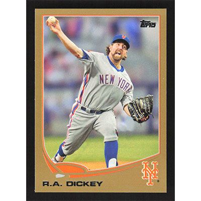 2013 Topps Gold #43 R.A. Dickey