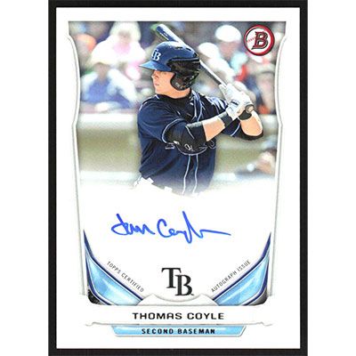 2014 Bowman Prospect Autographs #PA-TCO Thomas Coyle Autographed