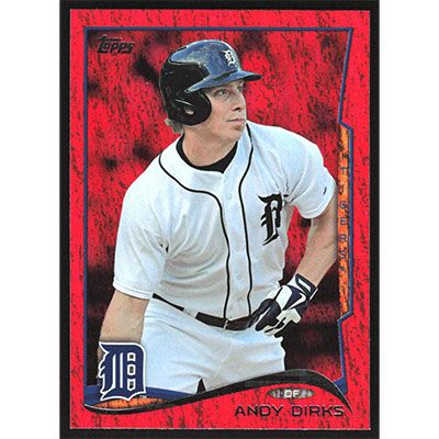 2014 Topps Red Foil #334 Andy Dirks