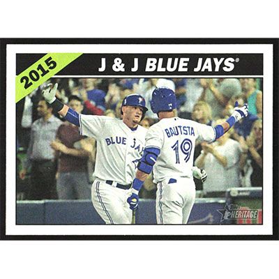 2015 Topps Heritage Combo Cards #CC-2 J. Donaldson/J. Bautista
