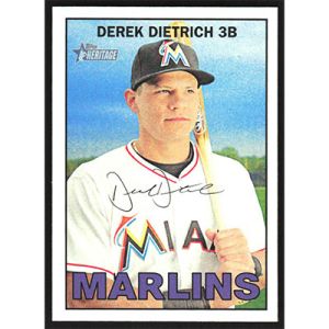2016 Topps Heritage #124 Derek Dietrich