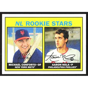 2016 Topps Heritage #181 M. Conforto/A. Nola Rookie Stars