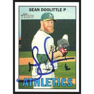 2016 Topps Heritage #418 Sean Doolittle Autographed